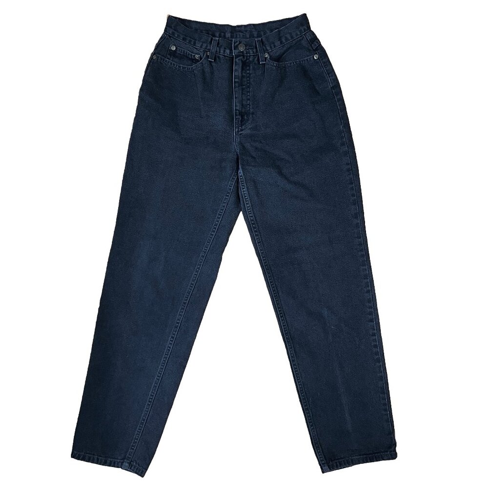 Black Vintage Newport News Jeanology High-Waisted Jeans